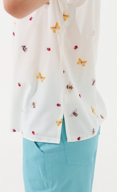 Блузы. Рубашки, VIZANTI 2048 пчелы, пчелы